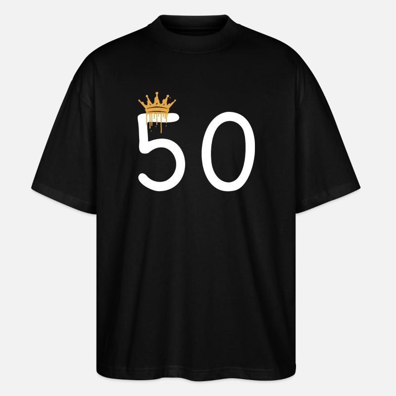 50 - Stanley/Stella Oversized Unisex Bio T-Shirt Blaster 2.0 - Schwarz