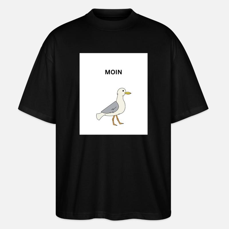 MOIN - Stanley/Stella Oversized Unisex Bio T-Shirt Blaster 2.0 - Schwarz