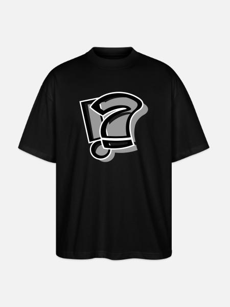 !? Point d’interrogation d’exclamation - T-shirt bio Blaster 2.0 coupe oversize Stanley/Stella Unisexe - noir