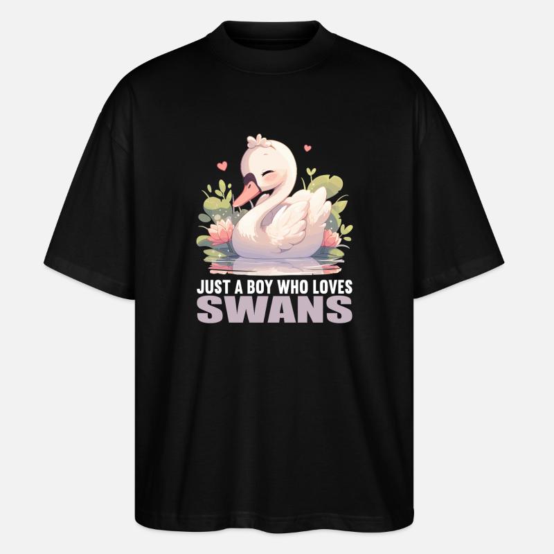 Cygnes Cygne - T-shirt bio Blaster 2.0 coupe oversize Stanley/Stella Unisexe - noir