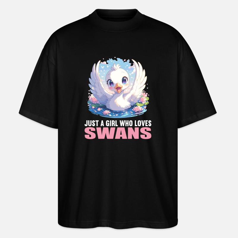 Cygnes Cygne - T-shirt bio Blaster 2.0 coupe oversize Stanley/Stella Unisexe - noir