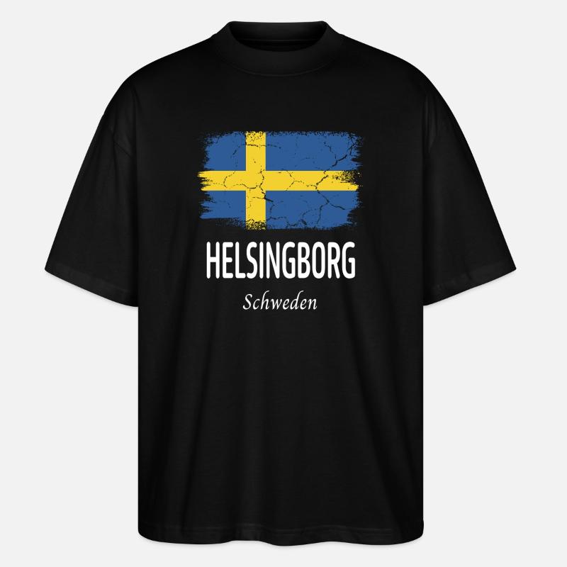 Helsingborg - Stanley/Stella Oversized Unisex Bio T-Shirt Blaster 2.0 - Schwarz