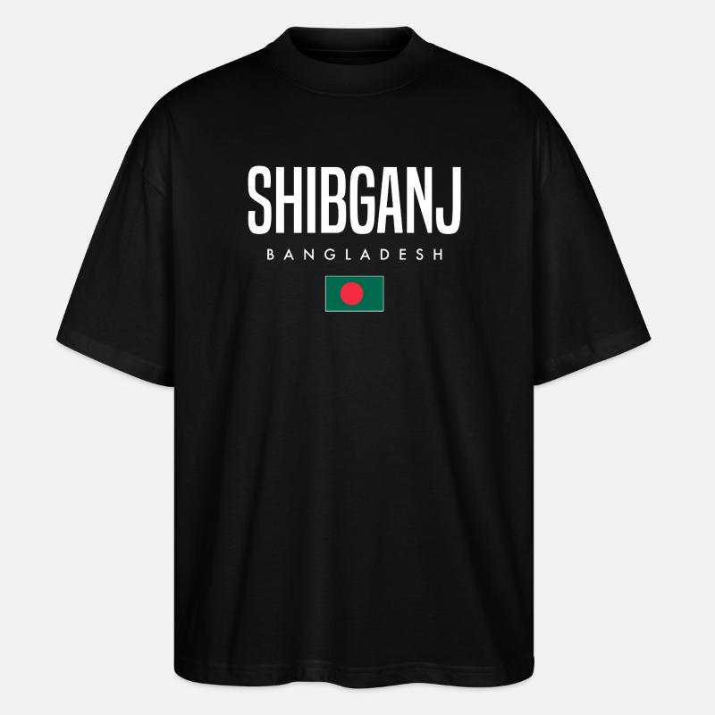 Shibganj Bangladesch - Stanley/Stella Oversized Unisex Bio T-Shirt Blaster 2.0 - Schwarz