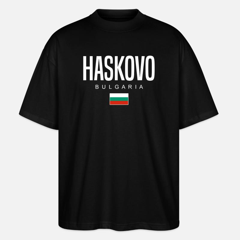 Haskovo Bulgarie - T-shirt bio Blaster 2.0 coupe oversize Stanley/Stella Unisexe - noir