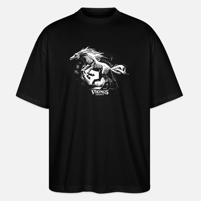 Sleipnir - Stanley/Stella Oversized Unisex Bio T-Shirt Blaster 2.0 - Schwarz