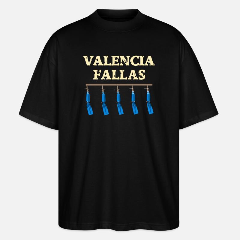 Valence Fallas Traca - T-shirt bio Blaster 2.0 coupe oversize Stanley/Stella Unisexe - noir