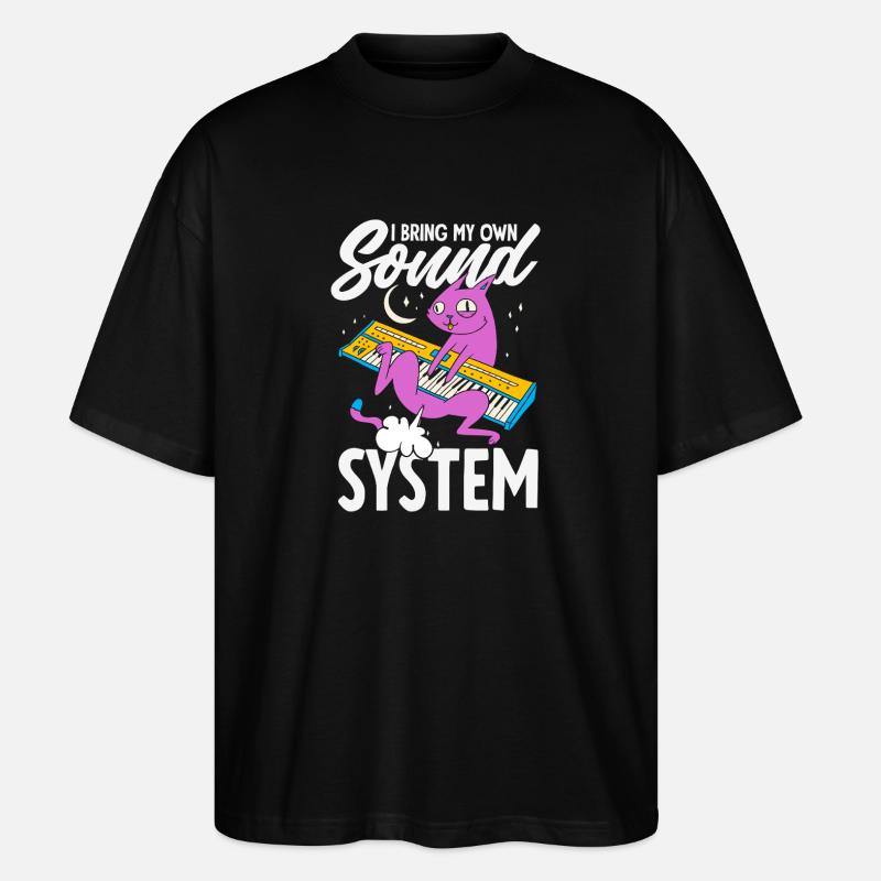 Pet public drôle et inapproprié - T-shirt bio Blaster 2.0 coupe oversize Stanley/Stella Unisexe - noir