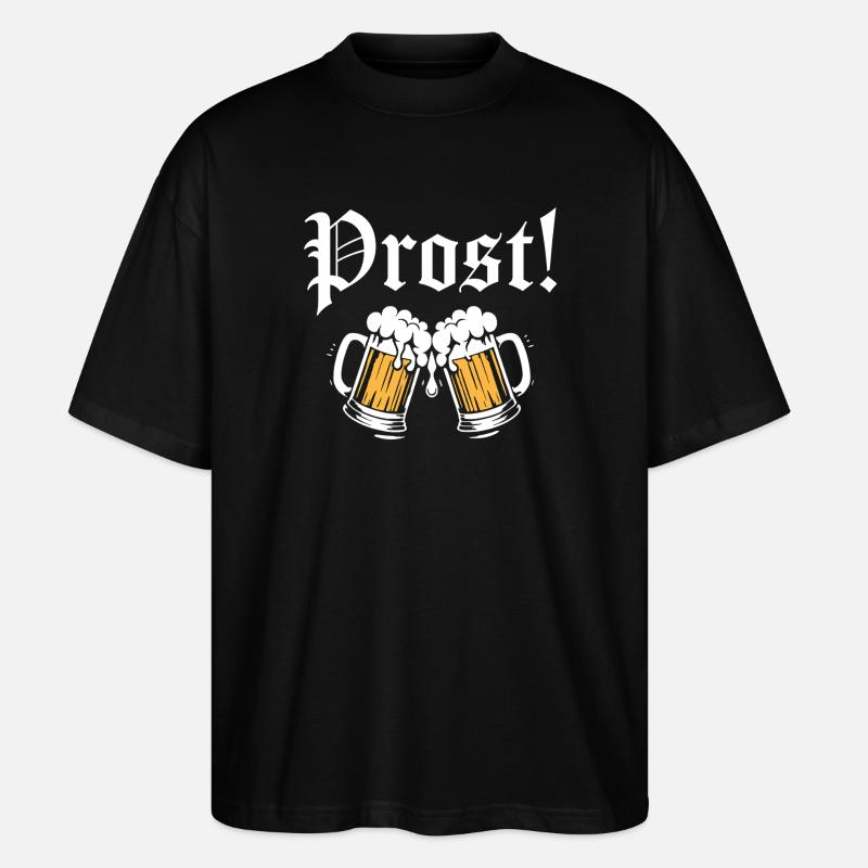 Prost! - Stanley/Stella Oversized Unisex Bio T-Shirt Blaster 2.0 - Schwarz