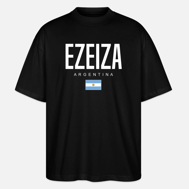 Ezeiza Argentinien Argentinier - Stanley/Stella Oversized Unisex Bio T-Shirt Blaster 2.0 - Schwarz