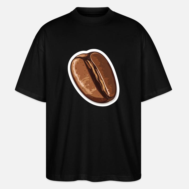 Kaffee - Stanley/Stella Oversized Unisex Bio T-Shirt Blaster 2.0 - Schwarz
