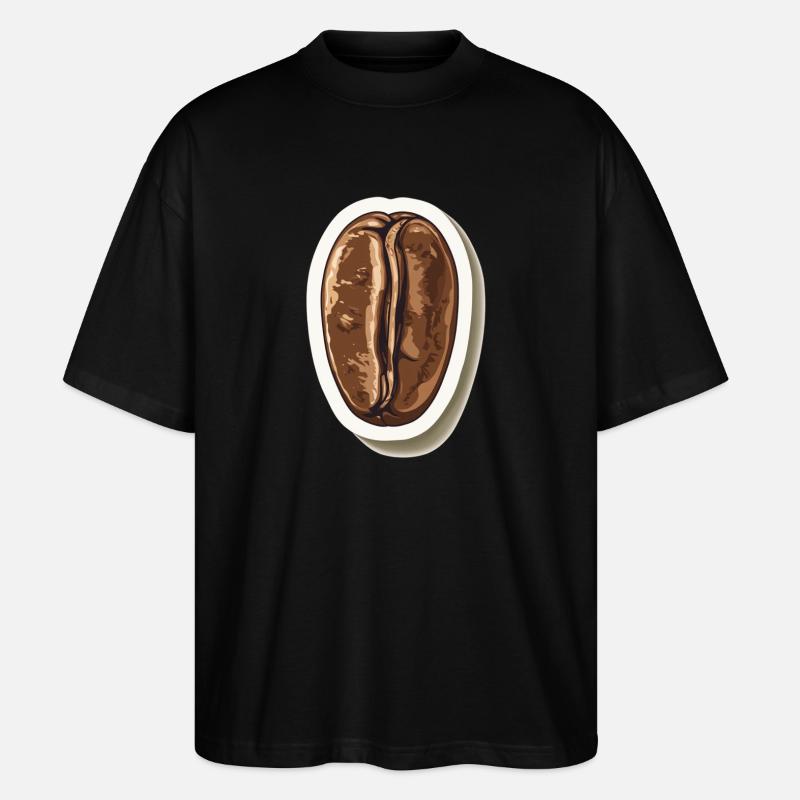 Kaffee - Stanley/Stella Oversized Unisex Bio T-Shirt Blaster 2.0 - Schwarz