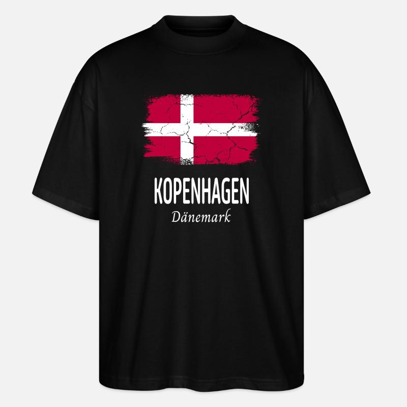 Copenhague - T-shirt bio Blaster 2.0 coupe oversize Stanley/Stella Unisexe - noir