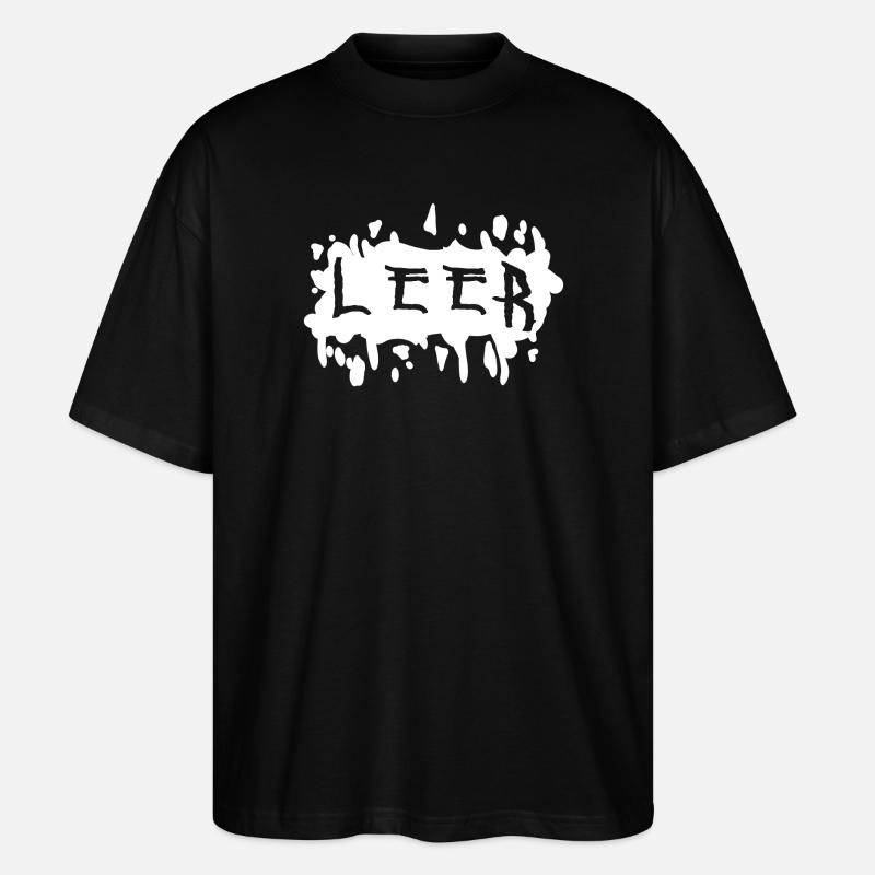 punk splash  - Stanley/Stella Oversized Unisex Bio T-Shirt Blaster 2.0 - Schwarz