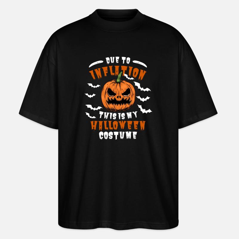 Drôle d’inflation Halloween Cotes - T-shirt bio Blaster 2.0 coupe oversize Stanley/Stella Unisexe - noir