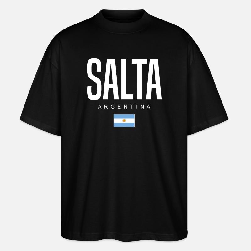 Salta Argentinien Argentinier - Stanley/Stella Oversized Unisex Bio T-Shirt Blaster 2.0 - Schwarz