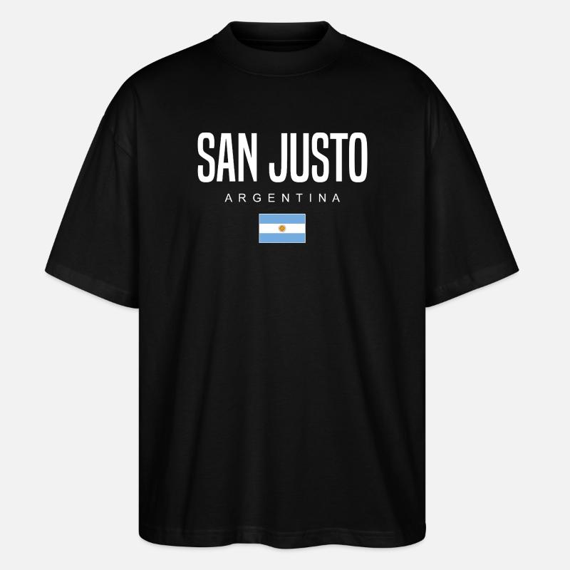 San Justo Argentine Argentine - T-shirt bio Blaster 2.0 coupe oversize Stanley/Stella Unisexe - noir