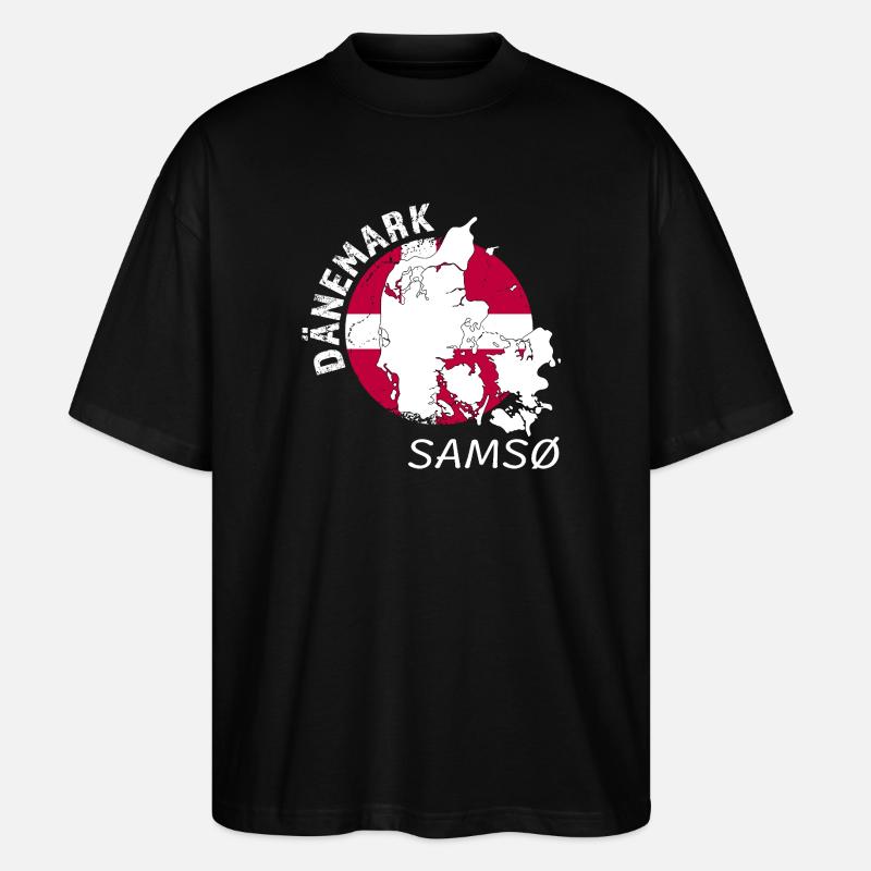 Samso - T-shirt bio Blaster 2.0 coupe oversize Stanley/Stella Unisexe - noir