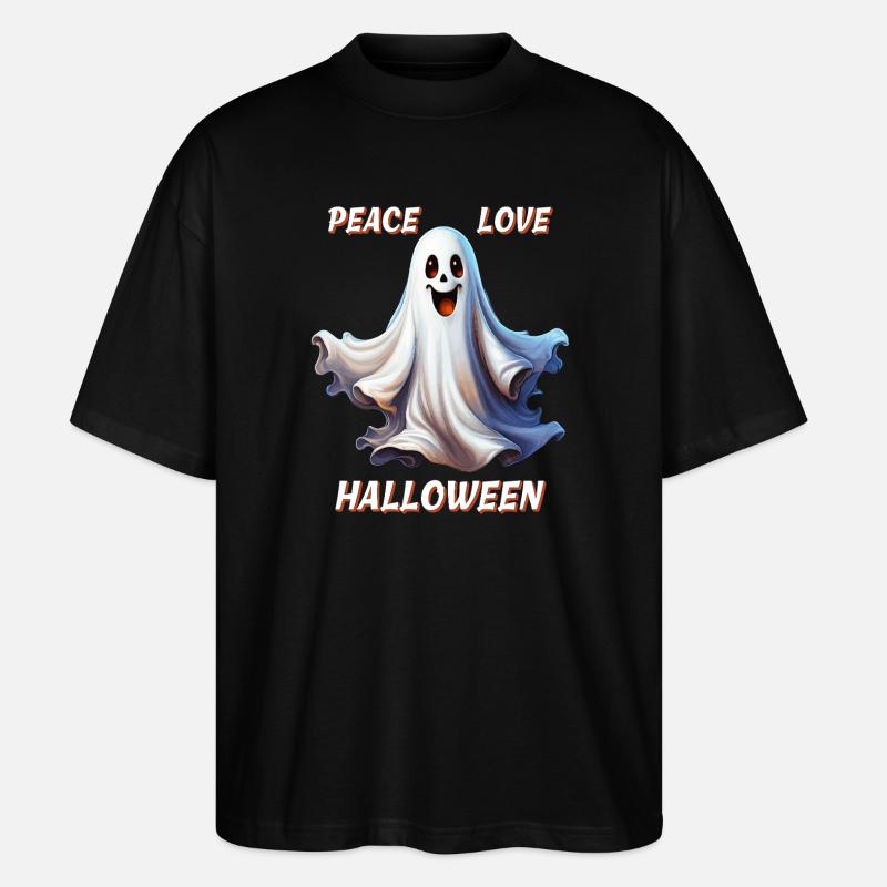 FANTÔME PAIX AMOUR HALLOWEEN - T-shirt bio Blaster 2.0 coupe oversize Stanley/Stella Unisexe - noir