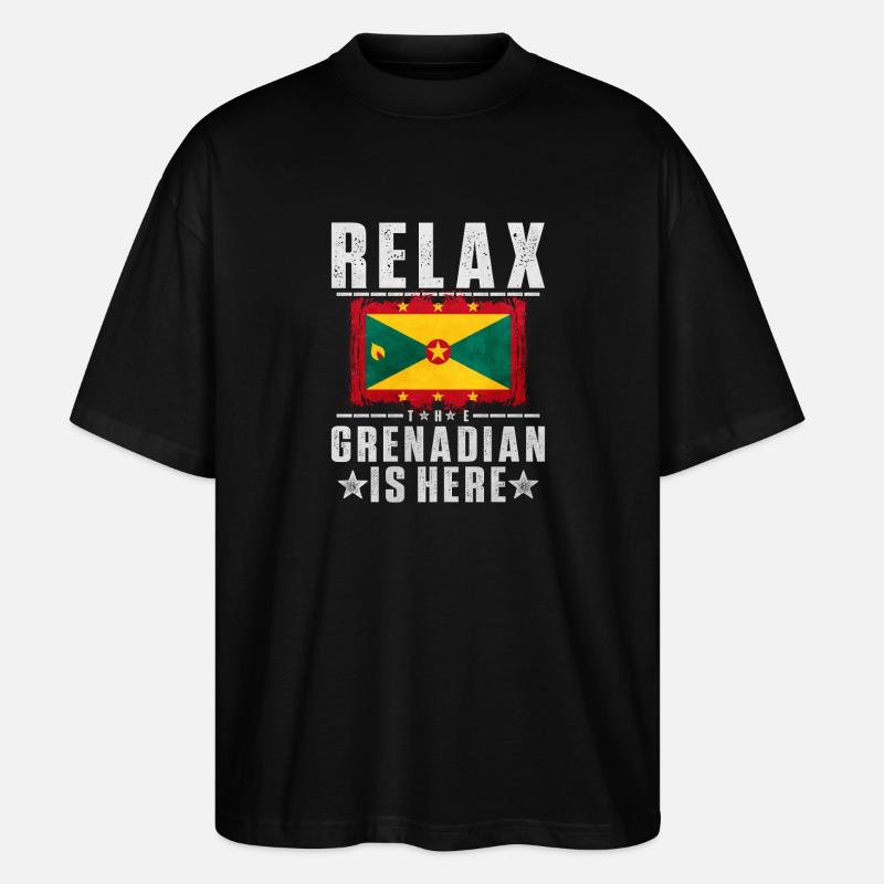 Granada - Stanley/Stella Oversized Unisex Bio T-Shirt Blaster 2.0 - Schwarz