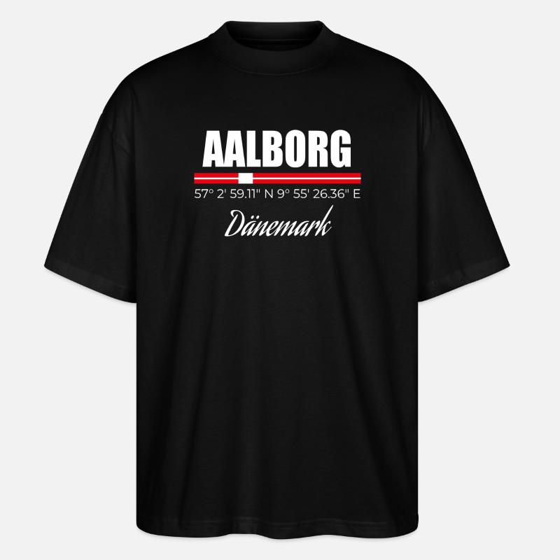 Aalborg - Stanley/Stella Oversized Unisex Bio T-Shirt Blaster 2.0 - Schwarz
