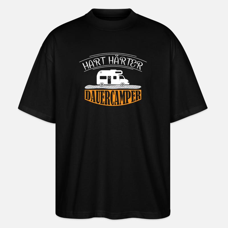 Camper Camping Caravane Dicton - T-shirt bio Blaster 2.0 coupe oversize Stanley/Stella Unisexe - noir