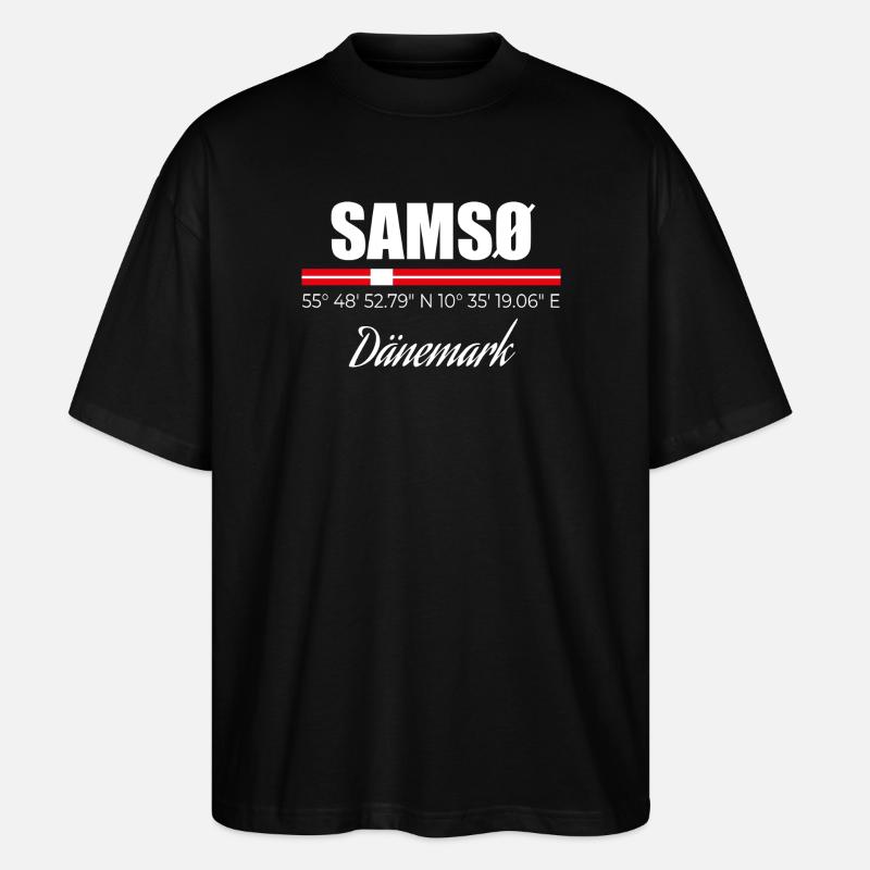 Samso - Stanley/Stella Oversized Unisex Organic T-shirt Blaster 2.0 - black