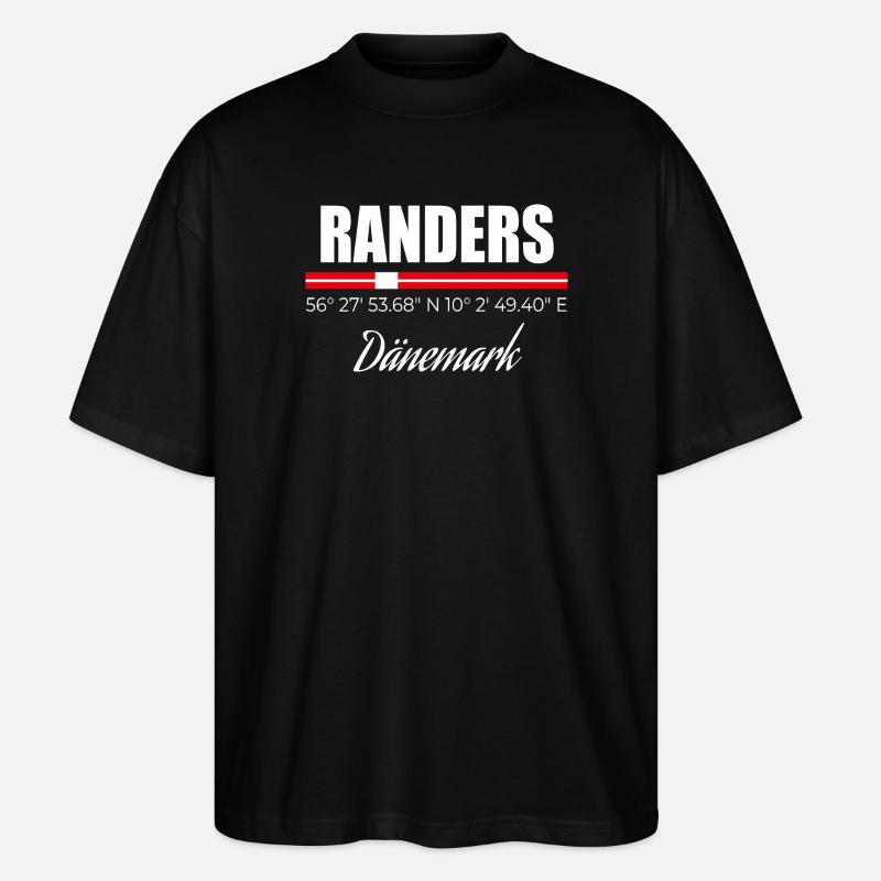 Randers - Stanley/Stella Oversized Unisex Bio T-Shirt Blaster 2.0 - Schwarz