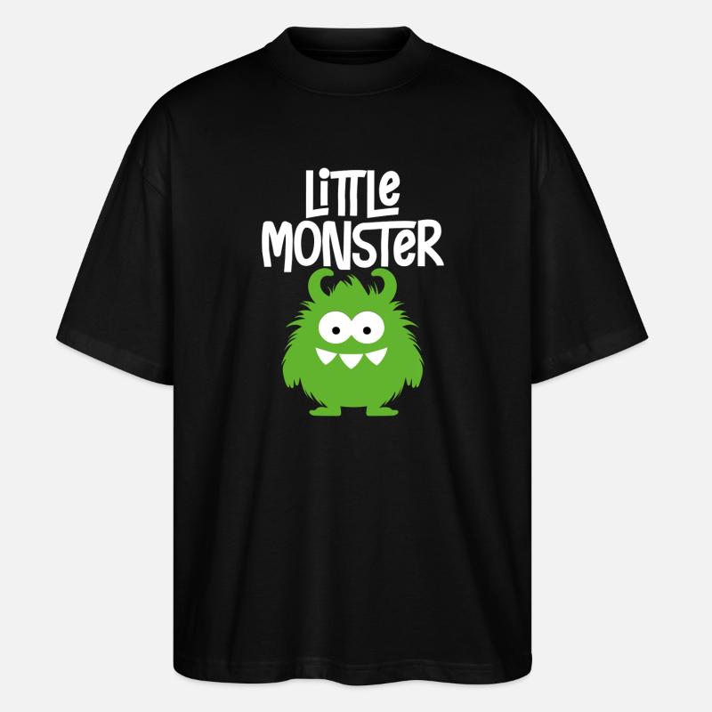 Kleines Monster - Stanley/Stella Oversized Unisex Bio T-Shirt Blaster 2.0 - Schwarz