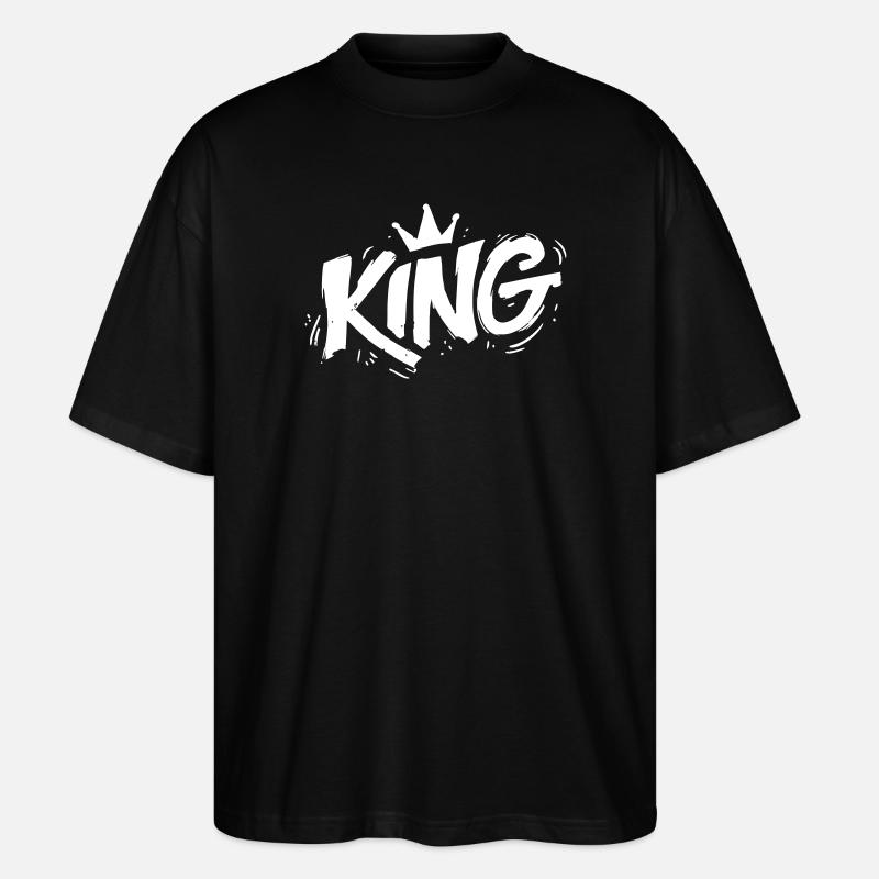 König Graffiti King - Stanley/Stella Oversized Unisex Bio T-Shirt Blaster 2.0 - Schwarz