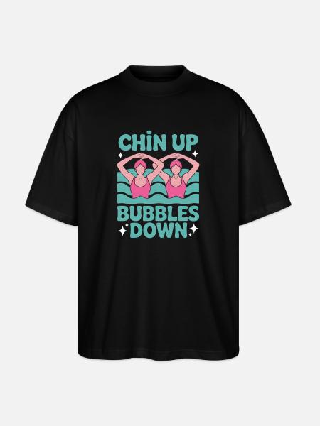 Synchronschwimmen Kunstschwimmen Wassersport - Stanley/Stella Oversized Unisex Bio T-Shirt Blaster 2.0 - Schwarz