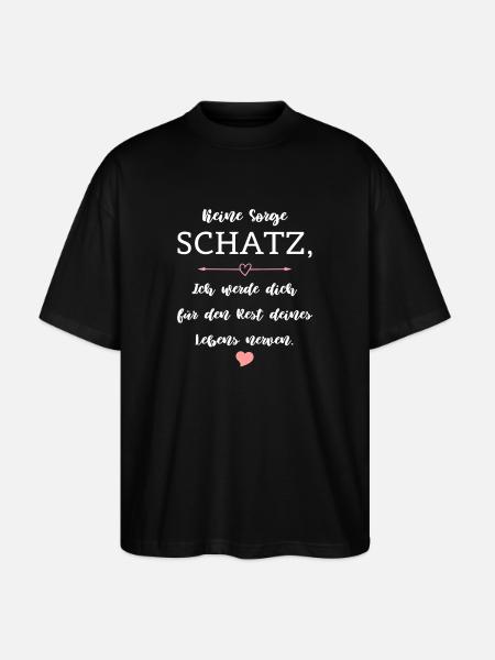 Humor Saying Relationship Marriage Partnership - Stanley/Stella Oversized Unisex Organic T-shirt Blaster 2.0 - black