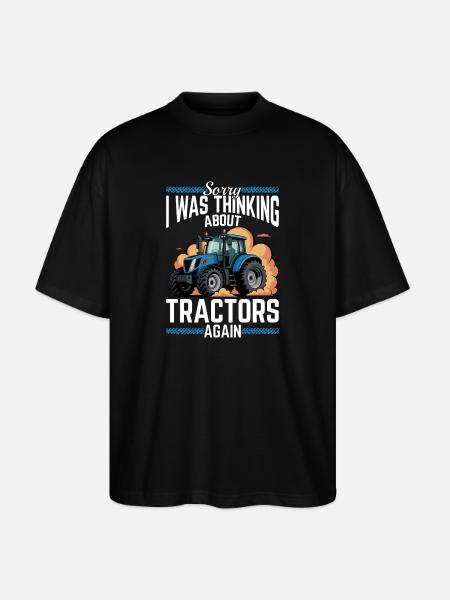 Tractor Kids Farm Lifestyle - Stanley/Stella Oversized Unisex Organic T-shirt Blaster 2.0 - black