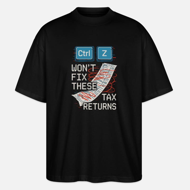 Buchhaltungsstudent Cpa Im Training Excel -witze - Stanley/Stella Oversized Unisex Bio T-Shirt Blaster 2.0 - Schwarz