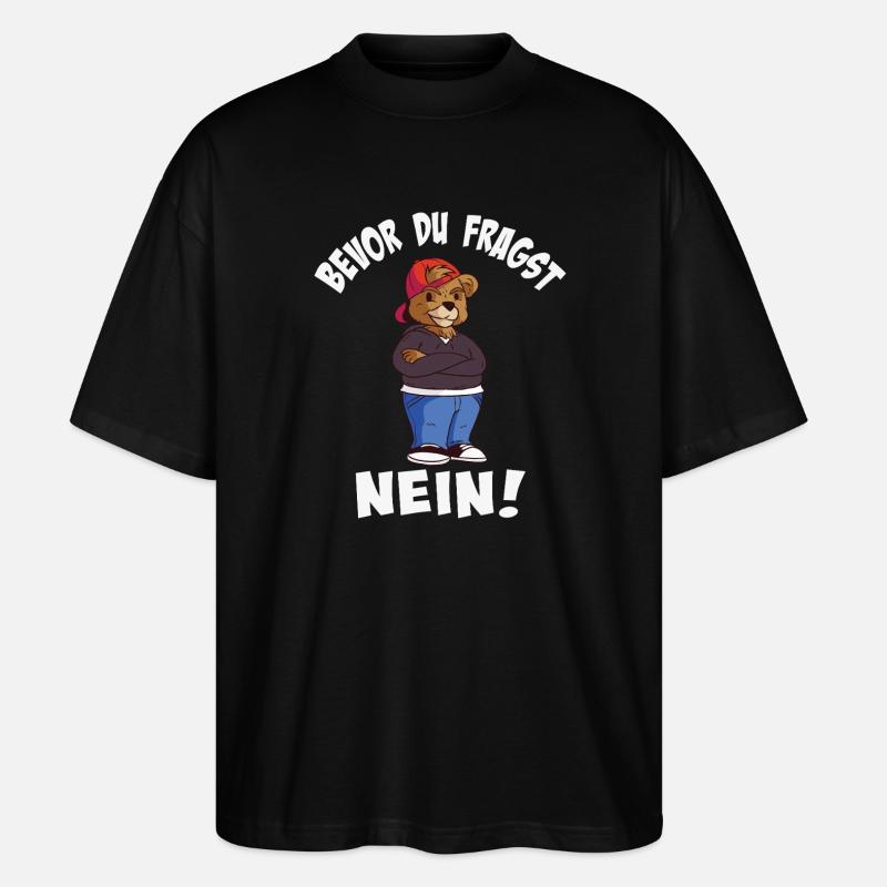 Style ours cool avec chapeau tendance - T-shirt bio Blaster 2.0 coupe oversize Stanley/Stella Unisexe - noir