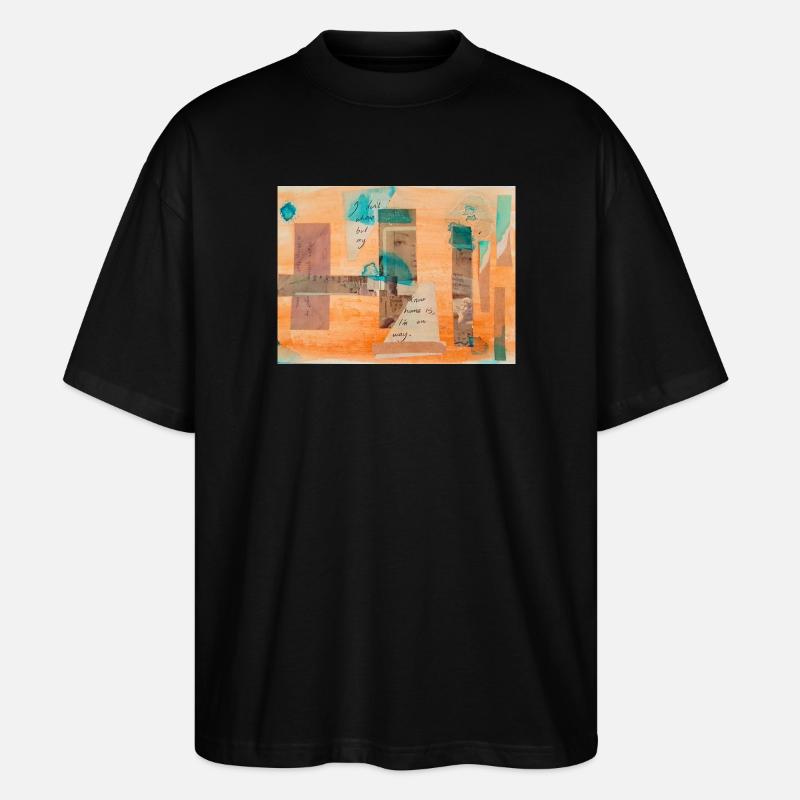 Collage - Stanley/Stella Oversized Unisex Bio T-Shirt Blaster 2.0 - Schwarz