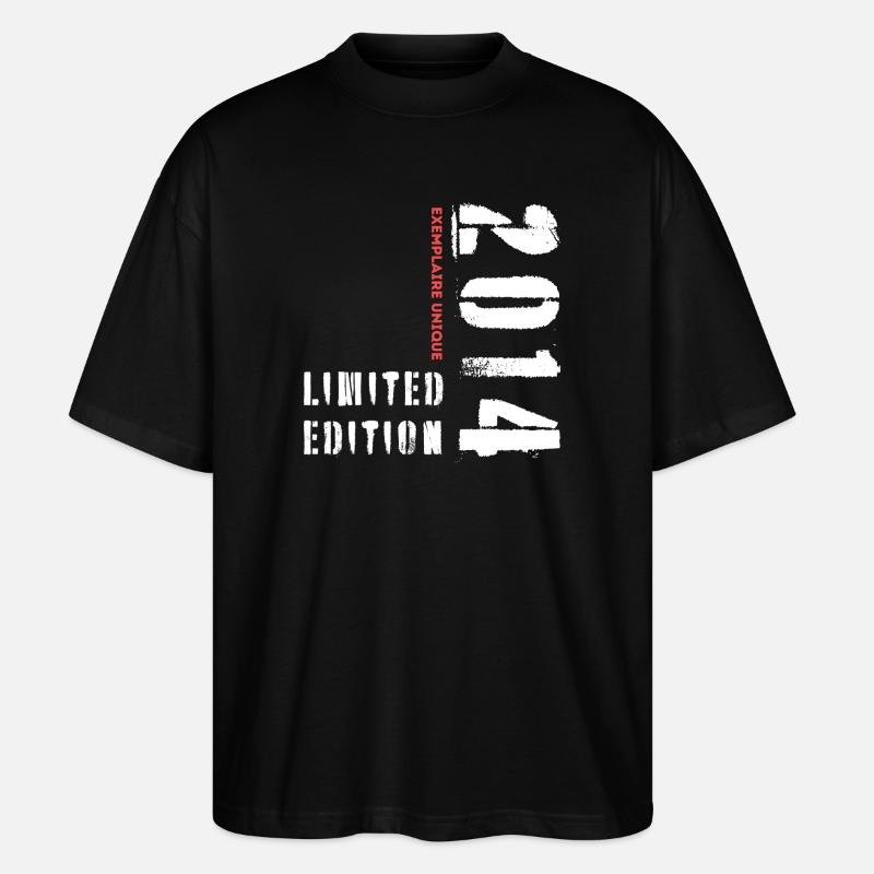 Limited Edition 2014 Exemplaire Unique - T-shirt bio Blaster 2.0 coupe oversize Stanley/Stella Unisexe - noir