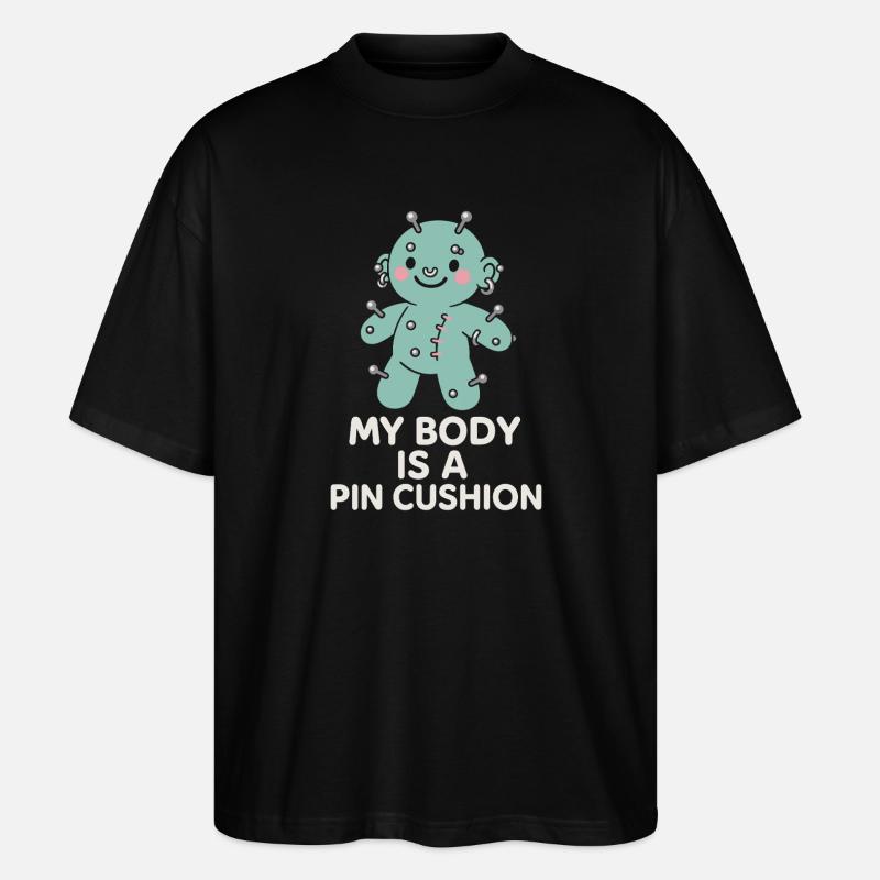 Piercing Addict Body Mod Enthusiast - T-shirt bio Blaster 2.0 coupe oversize Stanley/Stella Unisexe - noir