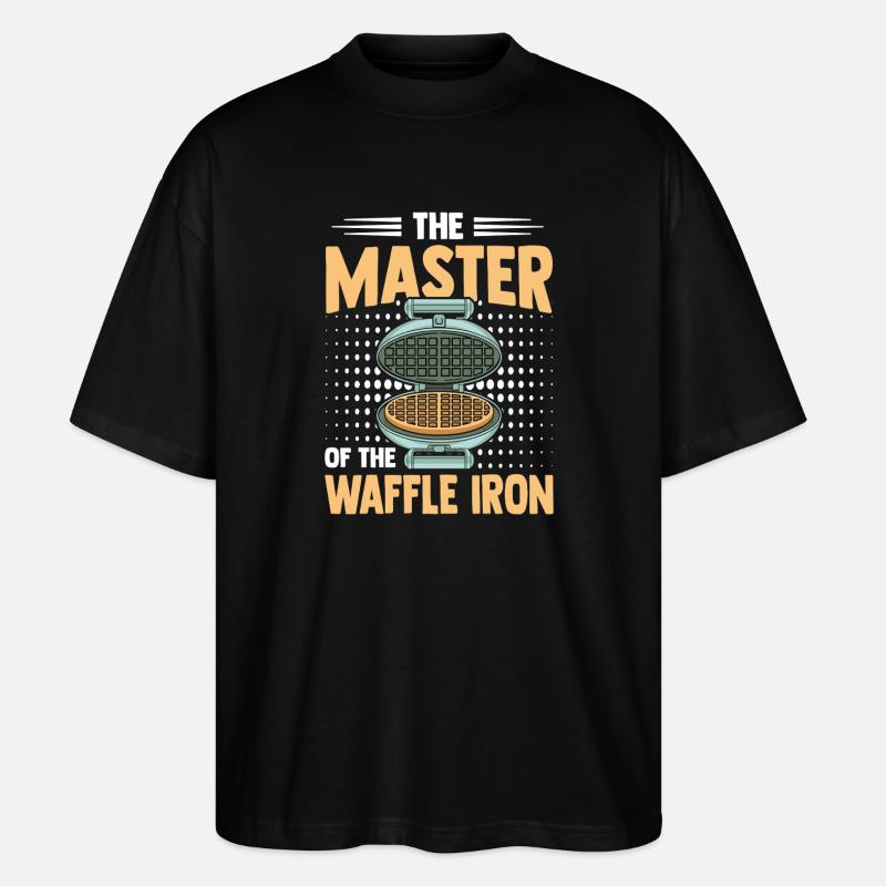 Waffle Maker Master Professional Waffle Expert - Stanley/Stella Oversized Unisex Organic T-shirt Blaster 2.0 - black