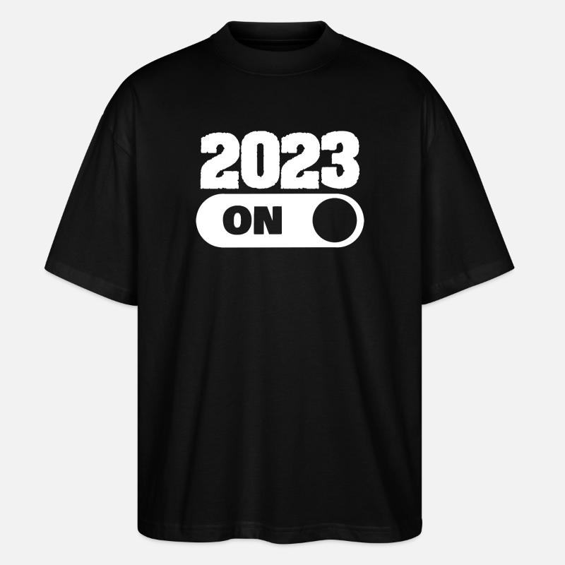 2023 - Stanley/Stella Oversized Unisex Bio T-Shirt Blaster 2.0 - Schwarz