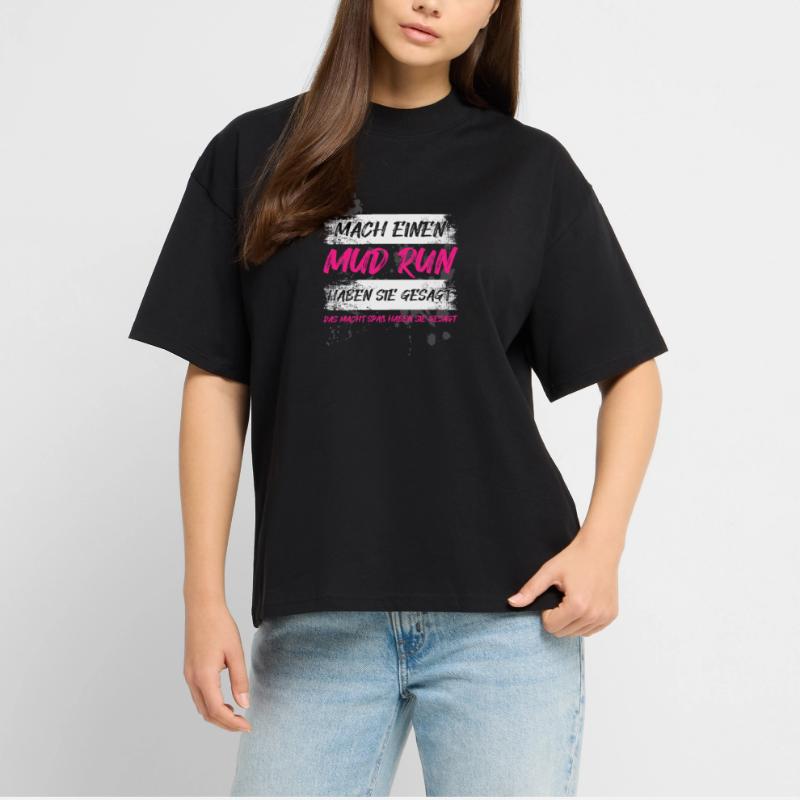 Faire une course dans la boue, une course dans la boue, une course dans la boue, une course dans la boue T-shirt bio Blaster 2.0 coupe oversize Stanley/Stella Unisexe