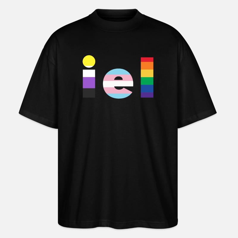 Sie - Stanley/Stella Oversized Unisex Bio T-Shirt Blaster 2.0 - Schwarz