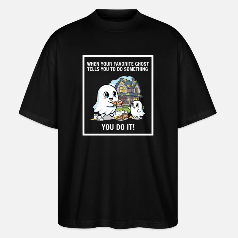 Mein Lieblingsgeist - Stanley/Stella Oversized Unisex Bio T-Shirt Blaster 2.0 - Schwarz