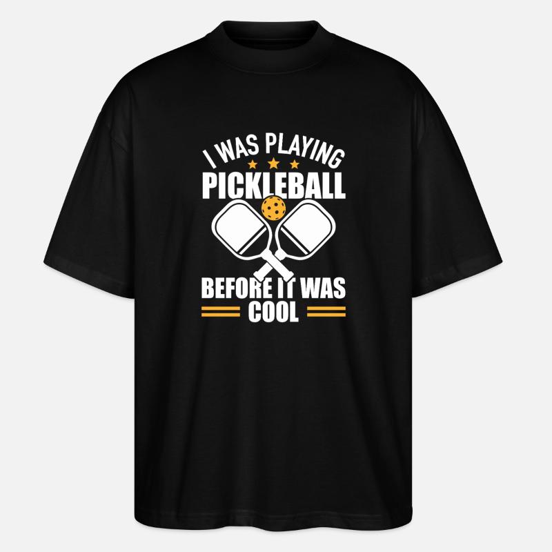 Pickleball Team Paddleball Player Gift - Stanley/Stella Oversized Unisex Organic T-shirt Blaster 2.0 - black
