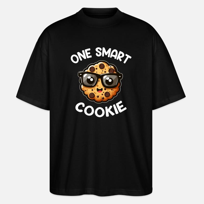 Cookie Malin Brille - Stanley/Stella Oversized Unisex Bio T-Shirt Blaster 2.0 - Schwarz