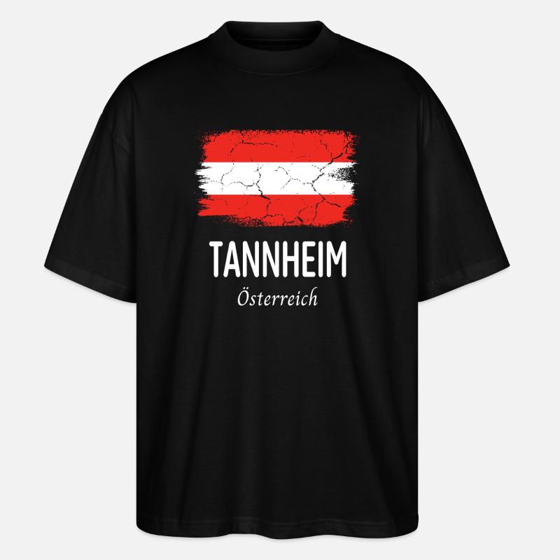 Tannheim - Stanley/Stella Oversized Unisex Bio T-Shirt Blaster 2.0 - Schwarz