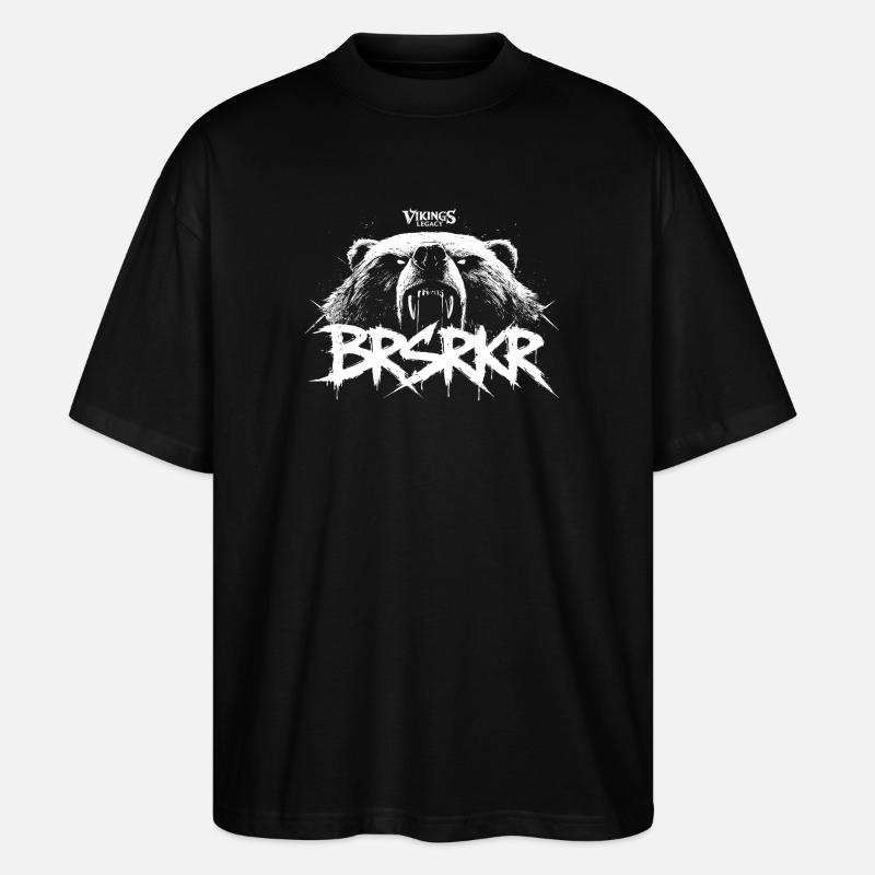 BRSRKR v2 - T-shirt bio Blaster 2.0 coupe oversize Stanley/Stella Unisexe - noir