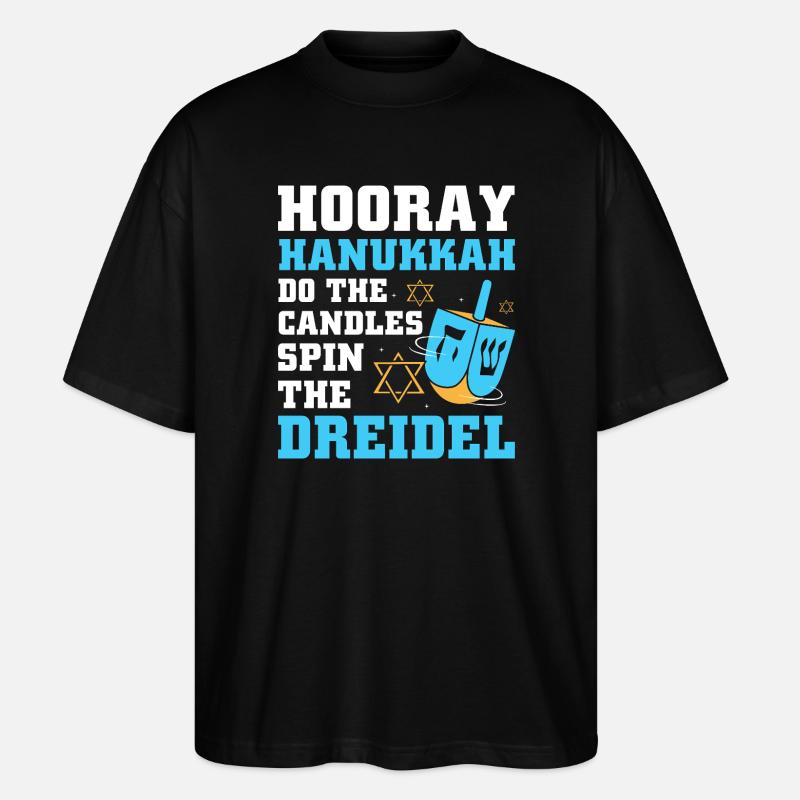 Hanoukka Hanoukka Hanoukka - T-shirt bio Blaster 2.0 coupe oversize Stanley/Stella Unisexe - noir