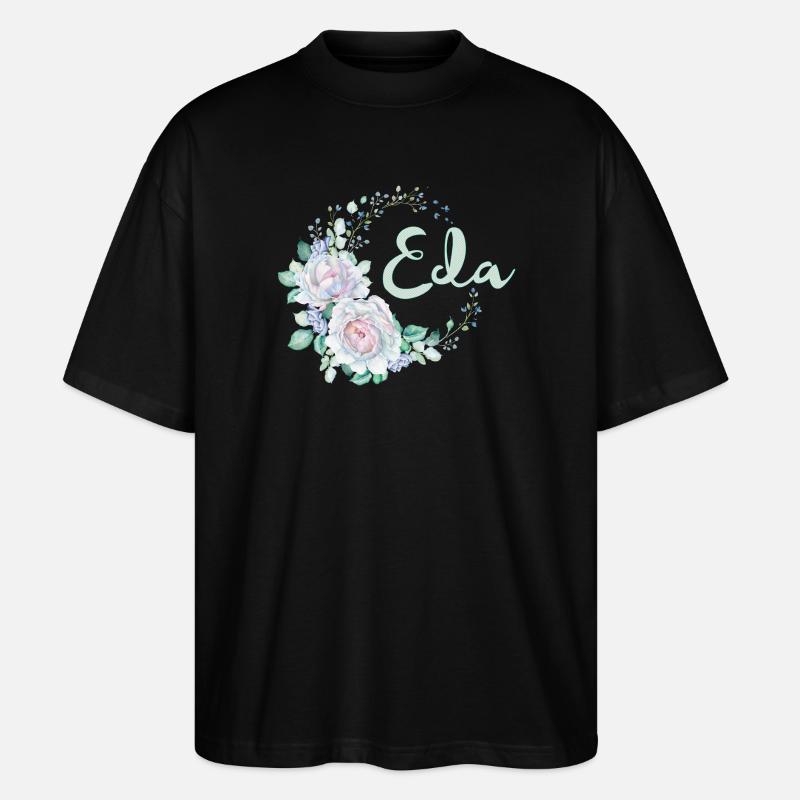 Pour Eda - T-shirt bio Blaster 2.0 coupe oversize Stanley/Stella Unisexe - noir