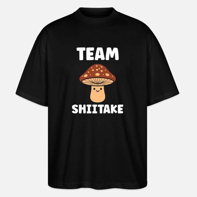 Team Shiitake Mushroom Graphic - T-shirt bio Blaster 2.0 coupe oversize Stanley/Stella Unisexe - noir