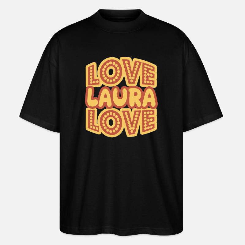Laura - Stanley/Stella Oversized Unisex Bio T-Shirt Blaster 2.0 - Schwarz